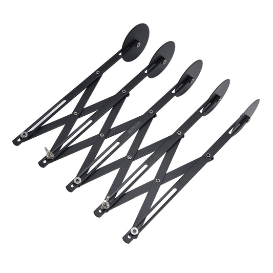 Expandable Five-Wheel Pastry Cutter, 11.4 Inch Stainless Steel Dough Divider - Image 2