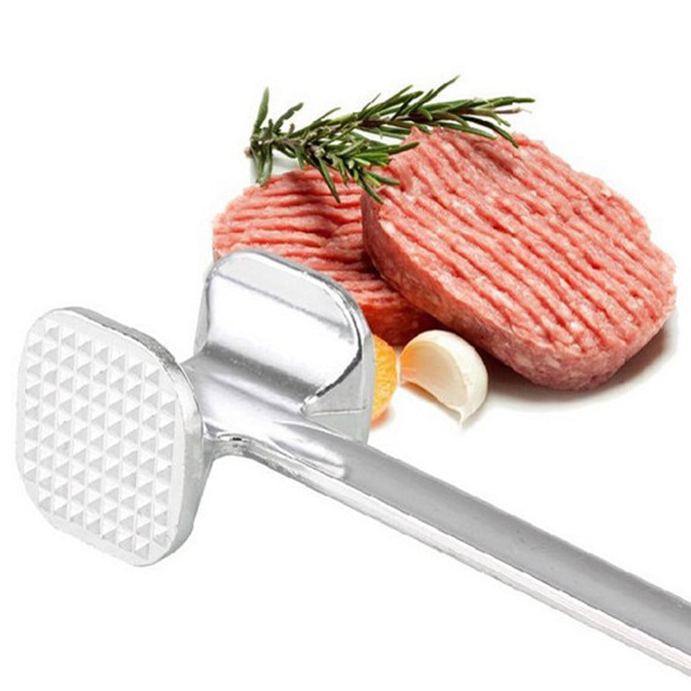 Two-Sided Aluminium Meat Mallet, 22.5 cm Tenderiser and Flattening Hammer - Image 6