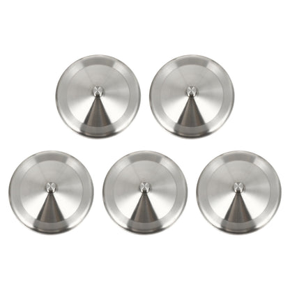 Stainless Steel Cup Covers, Ten Round Mug Lids with Lift Handle, 3.73 Inch - Image 6