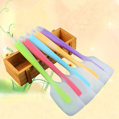 Translucent Silicone Spatula Set, Five Small Flexible Scrapers for Baking - Image 5
