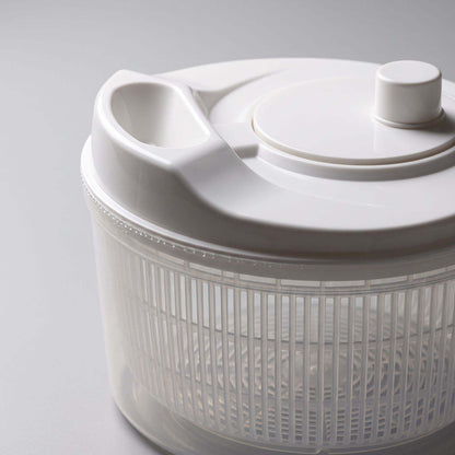 Hand-Crank Salad Spinner with Colander Basket and Clear Storage Bowl - Image 5