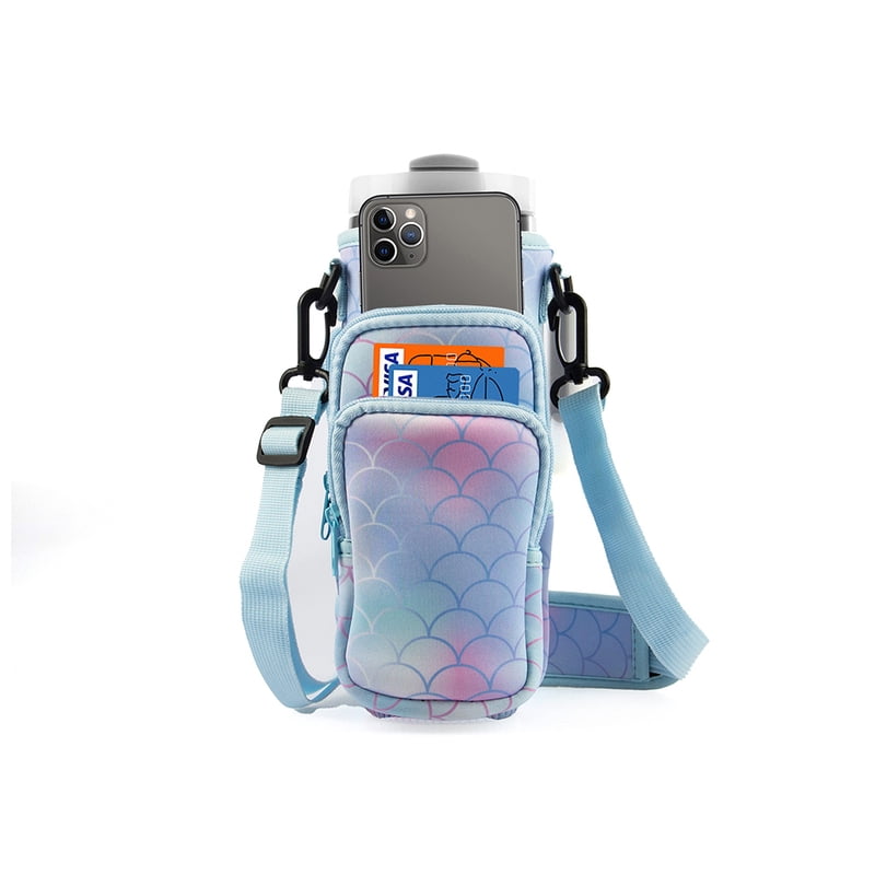 Neoprene Tumbler Sleeve for 30 and 40 Ounce Cups with Strap and Mini Pocket - Image 6