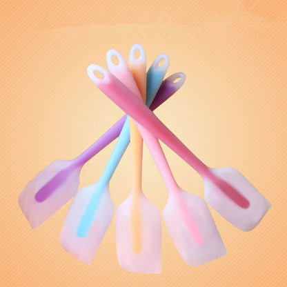 Translucent Silicone Spatula Set, Five Small Flexible Scrapers for Baking - Image 2