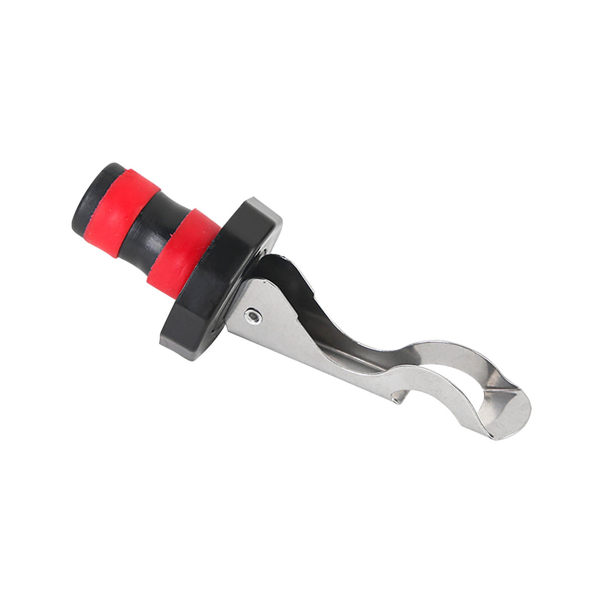 Lever-Action Bottle Stopper in Yellow Silicone with Expanding Steel Plug - Image 4