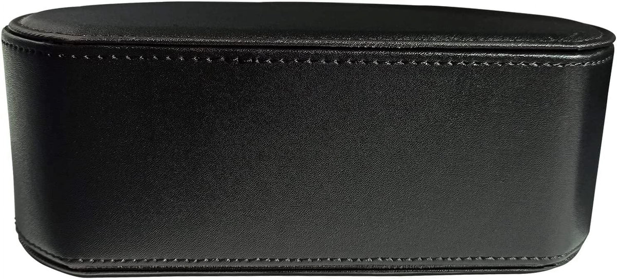 Leather Remote Caddy with Five Compartments, 8.46 Inch Desktop Tray - Image 5