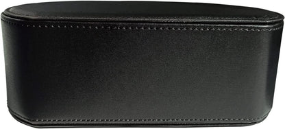 Leather Remote Caddy with Five Compartments, 8.46 Inch Desktop Tray - Image 5