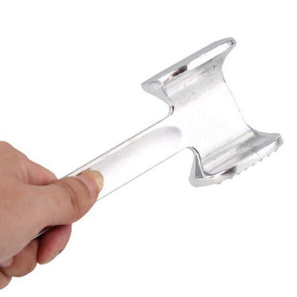 Two-Sided Aluminium Meat Mallet, 22.5 cm Tenderiser and Flattening Hammer - Image 4