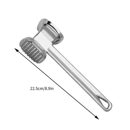 Two-Sided Aluminium Meat Mallet, 22.5 cm Tenderiser and Flattening Hammer - Image 5