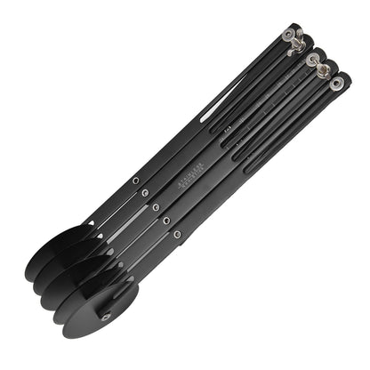 Expandable Five-Wheel Pastry Cutter, 11.4 Inch Stainless Steel Dough Divider - Image 3