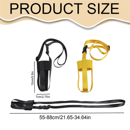Adjustable Bottle Sling Strap for 12 to 32 Ounce Flasks, Crossbody Carrier - Image 3