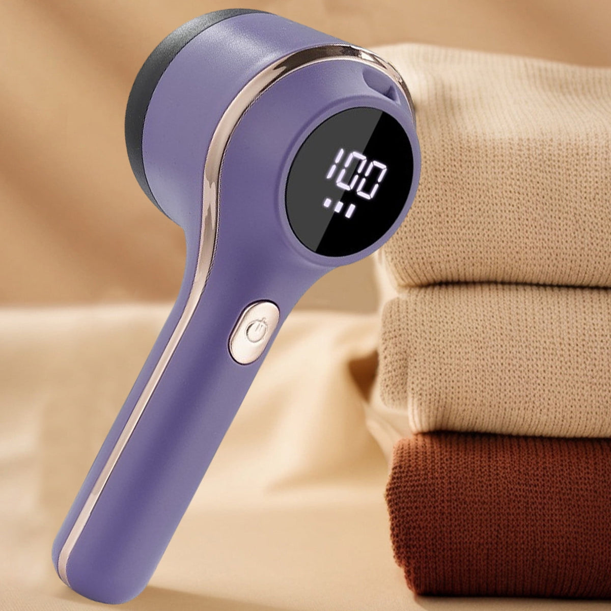 Rechargeable Fabric Shaver with Three Speeds and Six-Blade Cutting Head - Image 4