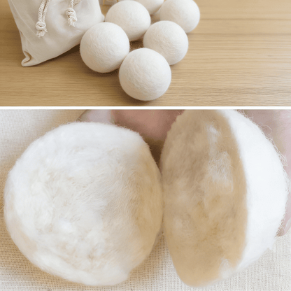Wool Dryer Balls, Reusable Two-Pack That Softens Laundry Without Liquid - Image 4