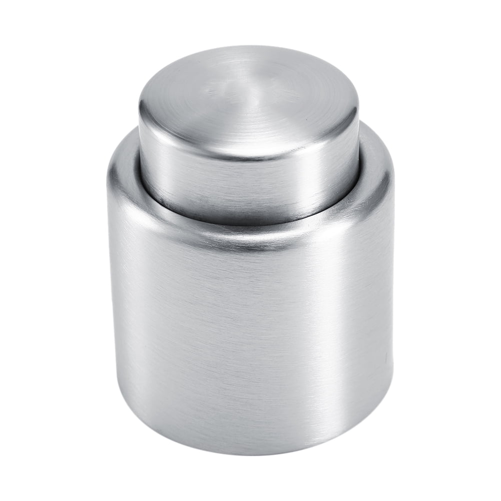 Vacuum Wine Bottle Stopper in Stainless Steel, 1.97 Inch Reusable Sealer - Image 3