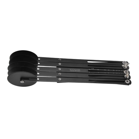 Expandable Five-Wheel Pastry Cutter, 11.4 Inch Stainless Steel Dough Divider