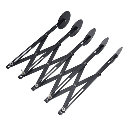 Expandable Five-Wheel Pastry Cutter, 11.4 Inch Stainless Steel Dough Divider - Image 2