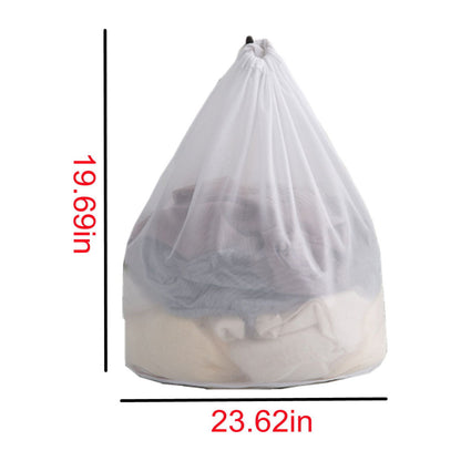 Mesh Laundry Bag with Drawstring Lock, 16 by 12 Inch Wash Bag for Delicates - Image 3