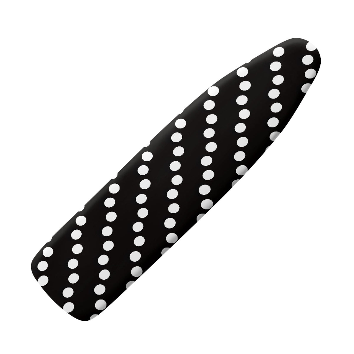 Heat-Reflective Ironing Board Cover in Black Polka Dot with Padded Backing