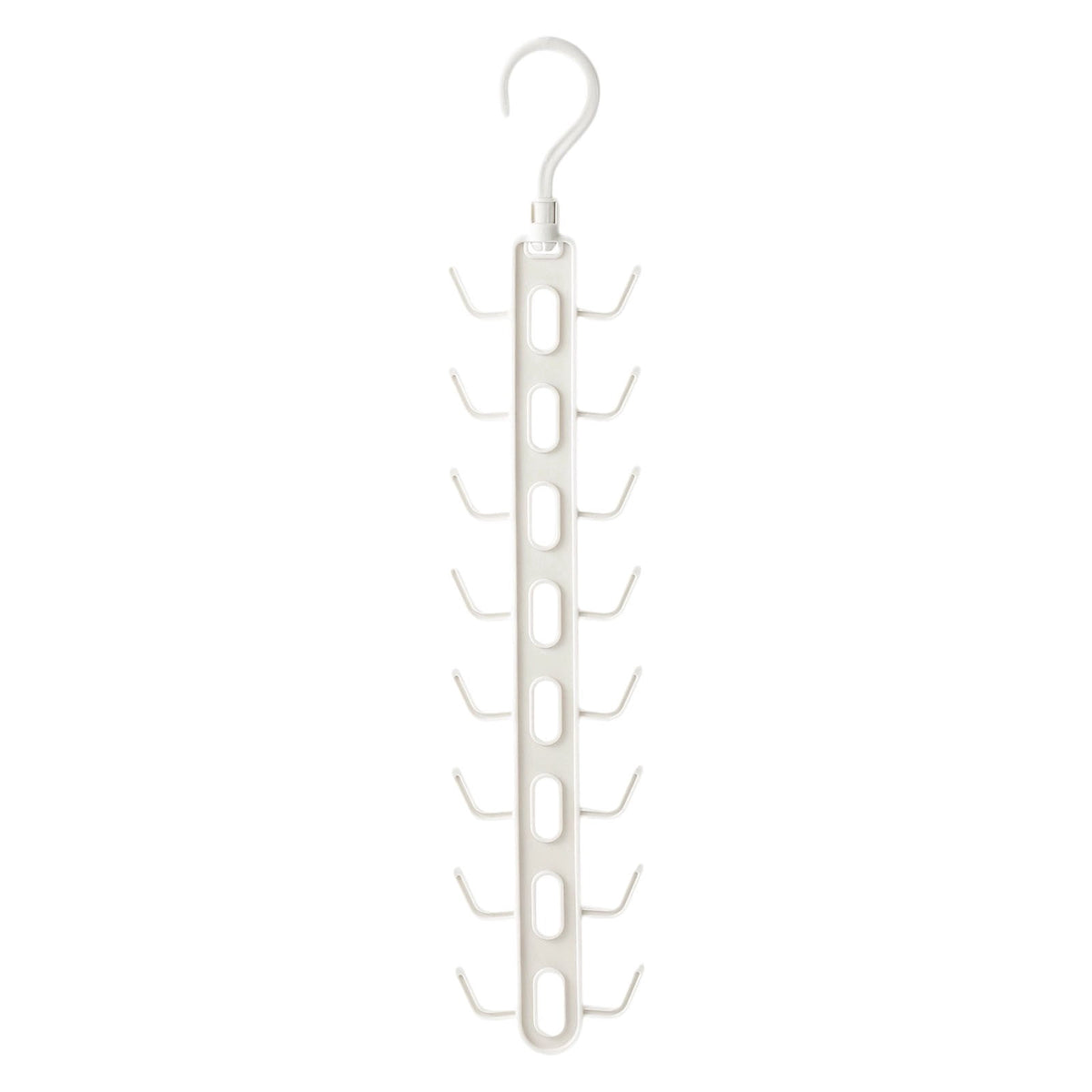 Rotating 16-Hook Closet Hanger for Tank Tops, Scarves and Belts